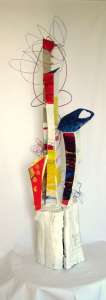 Wilfried Anthofer Pflanze Z, Objekt Holz,Pappe,Draht,2011