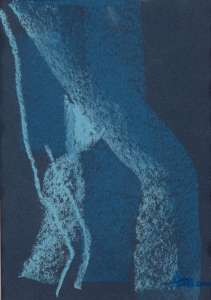 Hajo Blach „Waldzeichen III“, 2011, Pastell, 50 x 40 cm