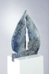 Alfred Böschl „Azul ist wunderbar", 2012, Stein, 43 x 29 x 5 cm