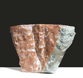 Alfred Böschl "Torso", Barock Marmor, 30 x 40 x 12 cm