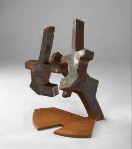Klaus Caspers „Skizze“ IV,2009, Eisen