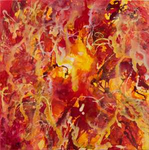 Werner Claßen „The summer of ‚68“ IV, 2008, Acryl auf Leinwand, 60 x 60 cm