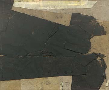Peter Dorn " 14/91 - 02 " II, Collage, 30 x 38 cm