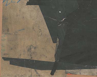 Peter Dorn "20/90 - 03" I, Collage, 25 x 33 cm