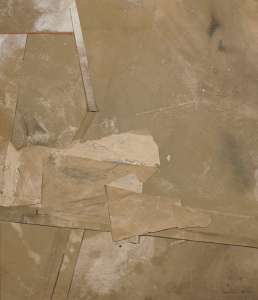 Peter Dorn „2/22 – 88“, 2008, Collage, 100 x 88 cm