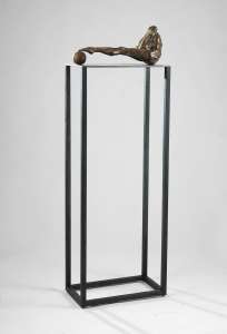 Ernst Geserer „Wagnis“, Bronze, 13,8 x 28 x 50 cm