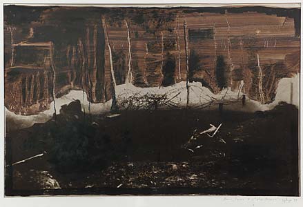 Peter Gigglberger " Down Done 7 ", 1999, Fotoübermalung, 51 x 70 cm
