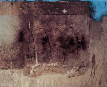 Peter Gigglberger „Die neue Unübersichtlichkeit“, 2007, Mischtechnik auf Leinwand, 80 x 100 cm
