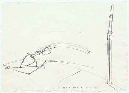 Heinrich Glas "Wood and Iron", 1999, Bleistift, Kreide auf Bütten, 29 x 41 cm