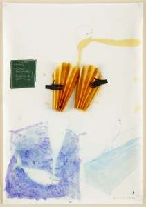 Stefan Göler „o.T.“, 2011, Mischtechnik/ Papier, 100 x 70 cm