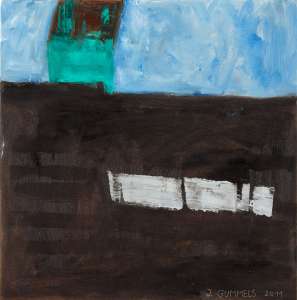 Ingo Gummels „Alive II“, 2011, Öl auf Leinwand, 40 x 40 cm