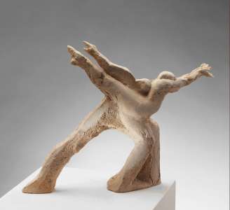 Pilar Rovira Hammer “Paar 3”,Ton, 27 x 27 cm