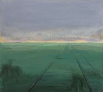 Ulrike Heß „endlich“, 2011, Acryl auf Nessel, 90 x 100 cm