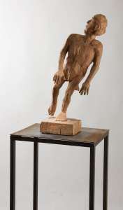 Korbinian Huber „Quertreiber“, 2007, Kirsche, 60 x 24 cm