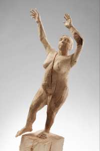Korbinian Huber „unbändige“, 2009, Apfel, 60 x 27 cm