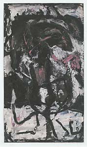 Harald Klinger "o.T.", 2002, Mischtechnik,35 x 21 cm