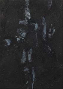 Harald Klinger "o-Tell-O", 2003, Mischtechnik, 100 x 70 cm