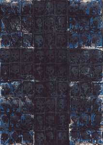 Harald Klinger „o. T.“, 2006, Linolschnitt, 45 x 32 cm