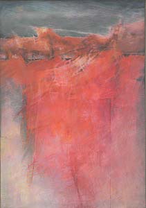 Ruthild Langhammer "März", 2003, Tempera, 100 x 70 cm