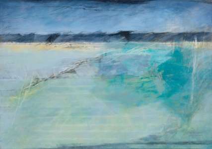 Ruthild Langhammer „März", 2010, Tempera, 70 x 100 cm