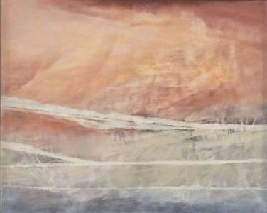 Ruthild Langhammer „Eisenerz", 2010, Tempera, 80 x 100 cm