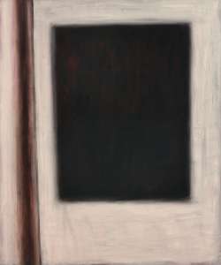 Alois Oellinger „Säule und Raum“, 2004/08, Öl auf Leinwand, 120 x 100 cm