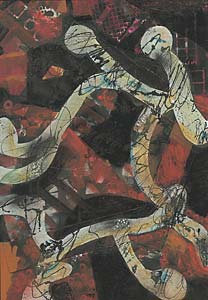 Rudolf Pospieszczyk "o.T.", Acryl, 100 x 70 cm