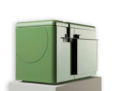 Stephan Quenkert „ Kraftwerker“, 2010, Aluminium lackiert, 23,3 x 31,3 x 18,3 cm