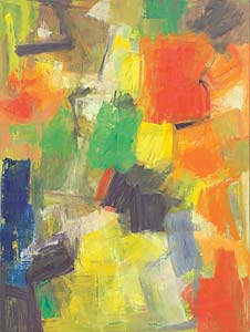 Heiner Riepl "Komposition XX/02", Öl, Leinwand, 160 x 120 cm