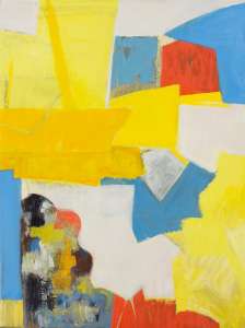 Heiner Riepl „Komposition XXI“, 2006, Öl auf Leinwand, 80 x 60 cm