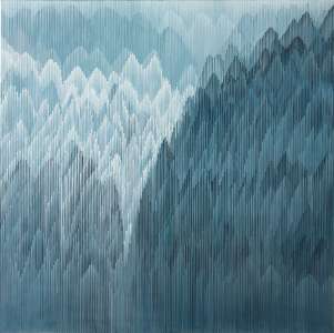 Astrid Schröder „2:1:011“, 2011, Acryl auf Leinwand, 150 x 150 cm