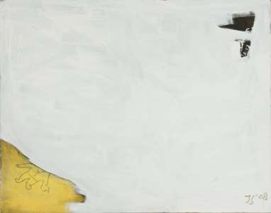 Jürgen Schönleber „Gut, dass es etwas gibt", Öl auf Leinwand, 110 x 140 cm