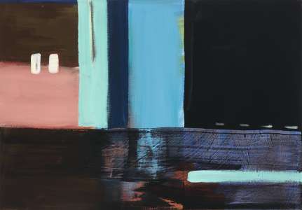 Nina Seidel-Herrmann „Nachtlichter“ , Acryl auf Leinwand, 70 x 100 cm