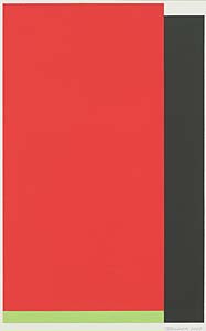 Kurt Teuscher "o.T.", 2003, Acryl, Papier, 50 x 31,5 cm