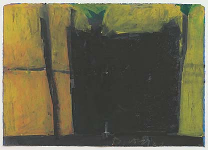 Richard Vogl "o.T.", 2001, Ölpastell, Papier, 54 x 76 cm