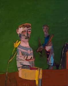 Richard Vogl „Kleine Gaben“, 2005, Öl auf Leinwand, 92 x 73 cm