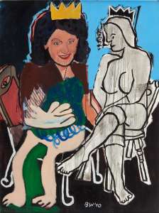 Bernhard Weiß „ohne Titel“, 2010, Acryl, 120 x 90 cm