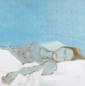 Sabine Wild „Anja“, 2007, Acryl auf Leinwand, 130 x 130 cm