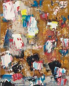 Wolfgang Wroblewski „AIJA“, Öl auf Leinwand, 50 x 40 cm